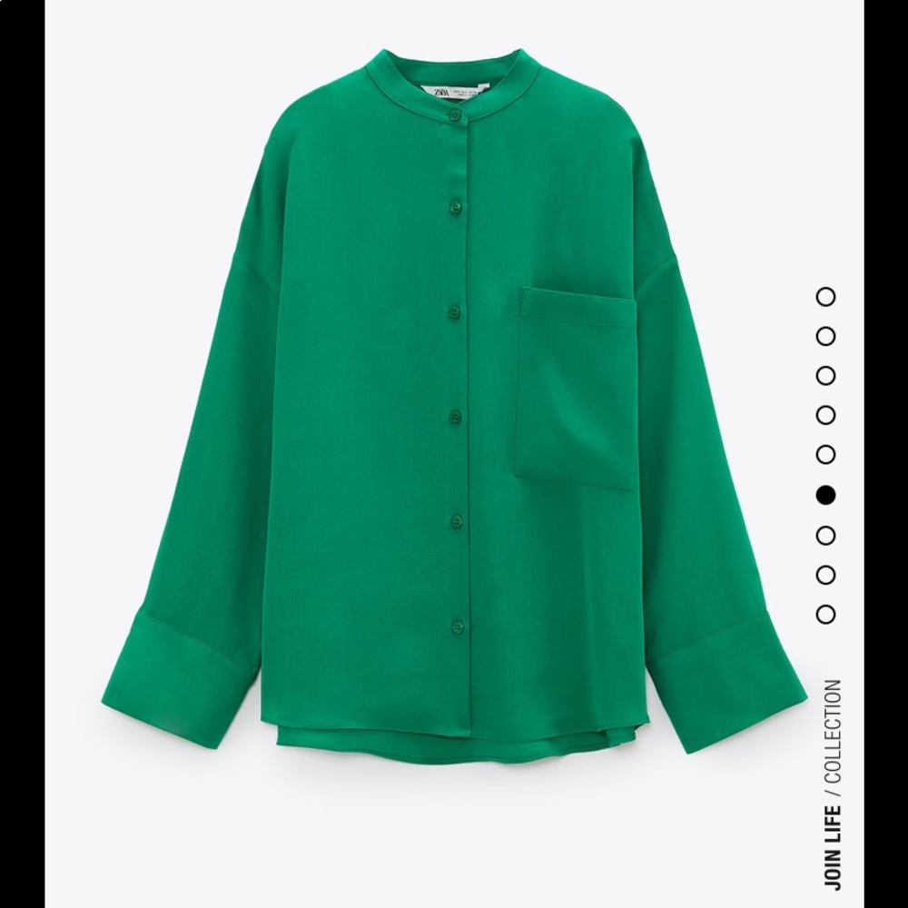 Flowy top with pocket from Zara